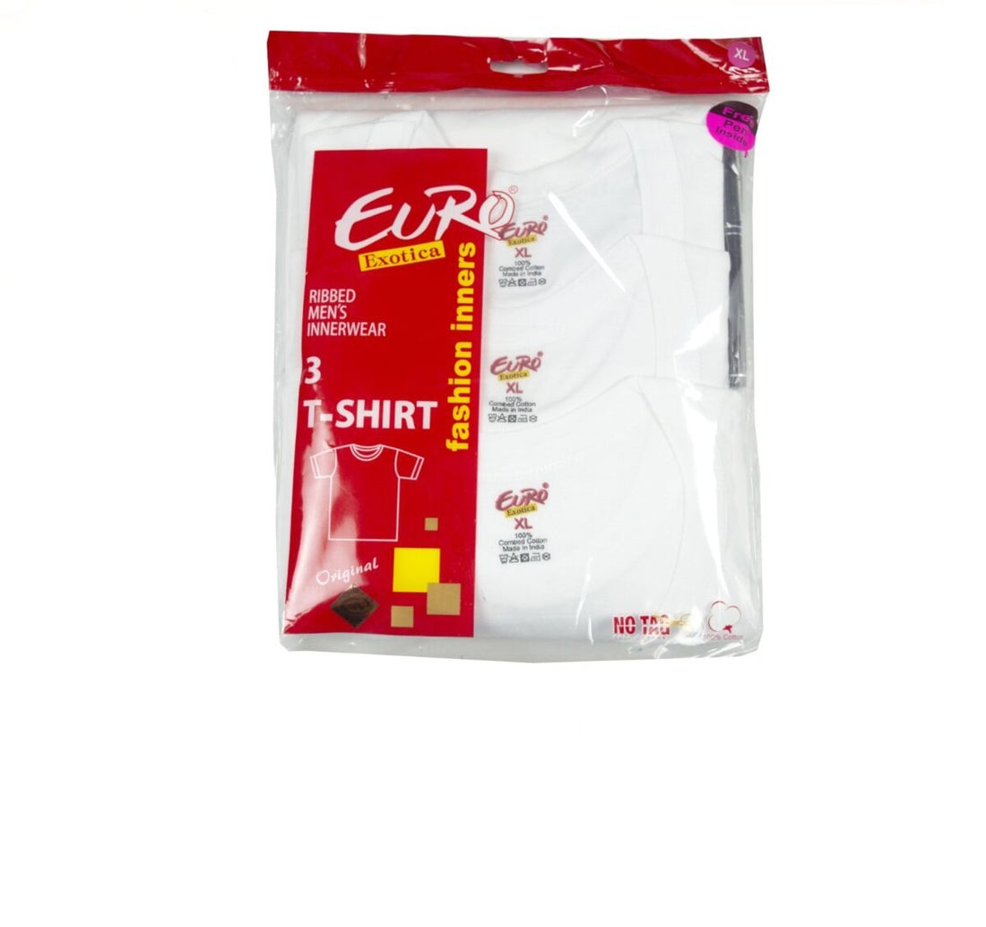 Euro Round Neck Cotton T. Shirt